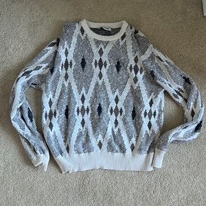 Pattern Thrifted Sweater